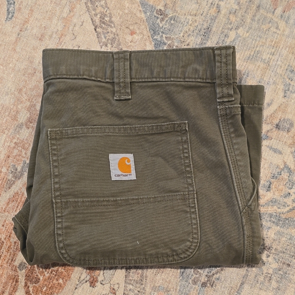 Carhartt Olive Green Work Shorts